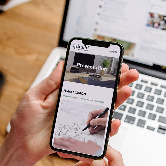 site web mobile build maitrise d'oeuvre - Jérémy Cochet graphiste print & web