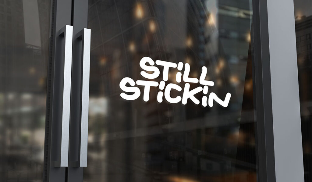 logo still stickin - Jérémy Cochet graphiste print & web